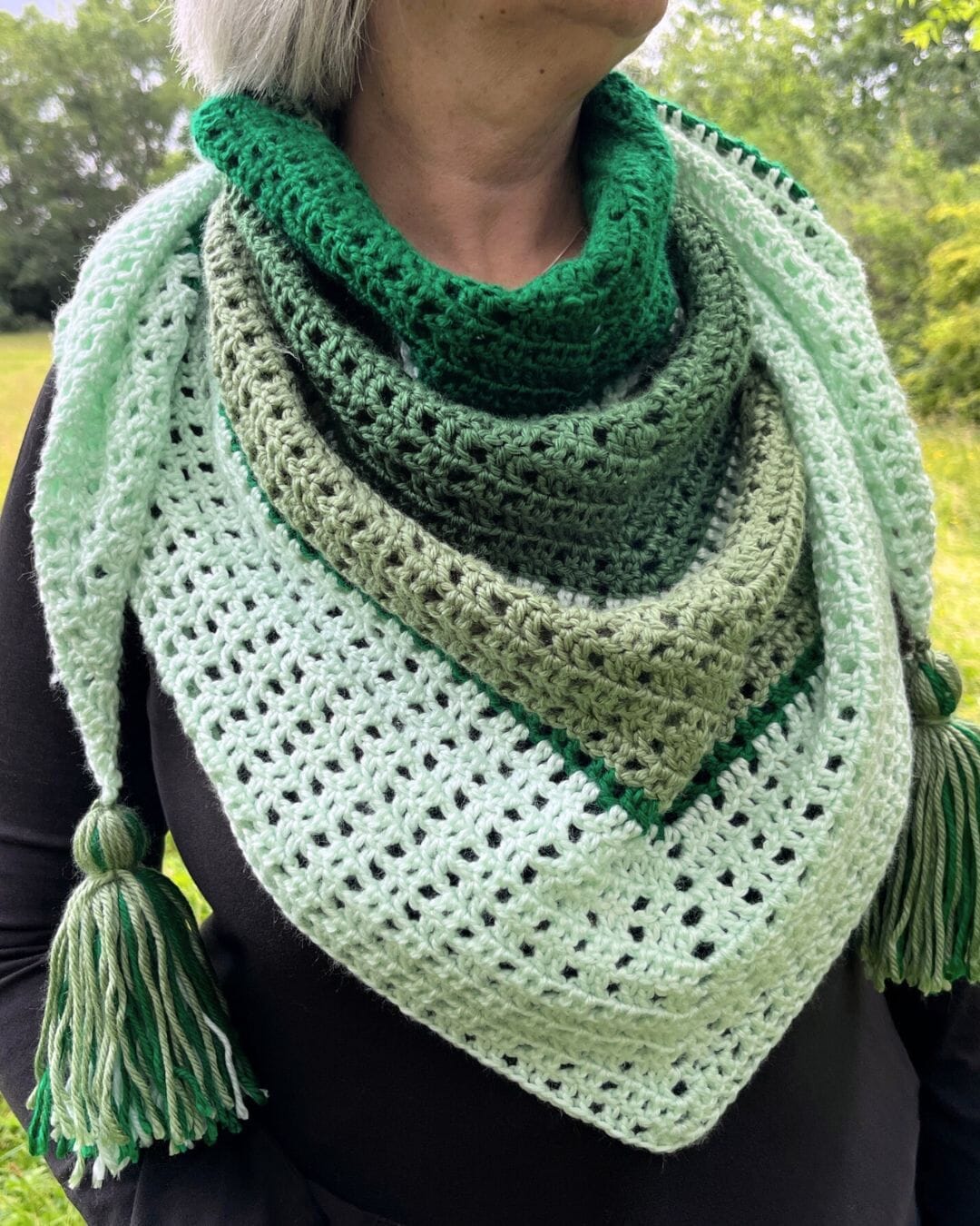 Free Crochet Pattern: The Forester Shawl