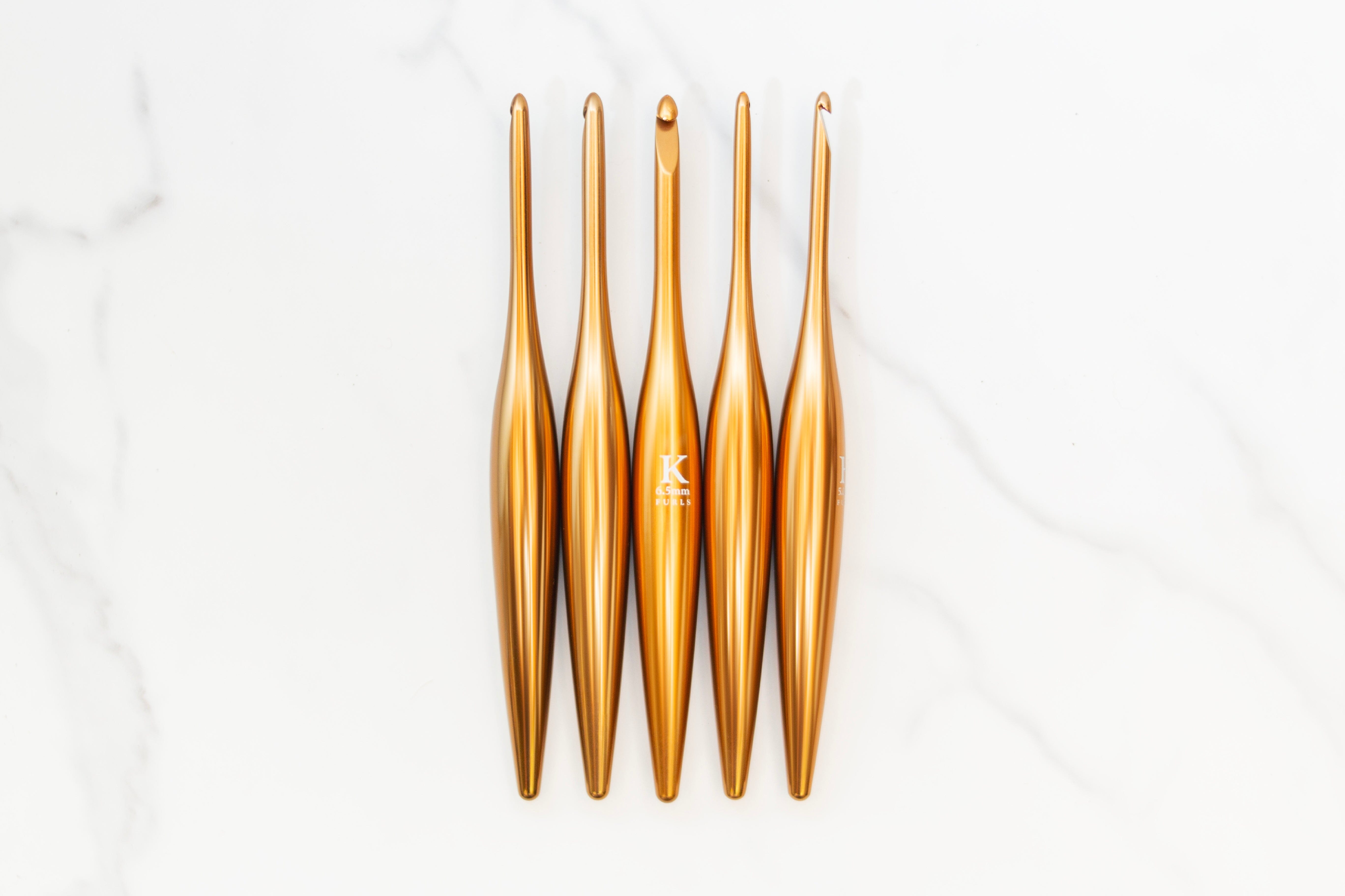 Bronze Streamline Metal Crochet Hooks Metal Streamline FurlsCrochet