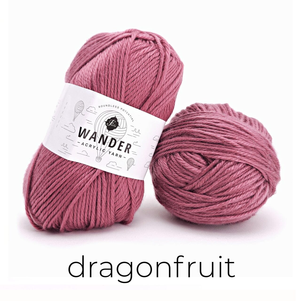Wander Acrylic Yarn Yarn FurlsCrochet Dragonfruit