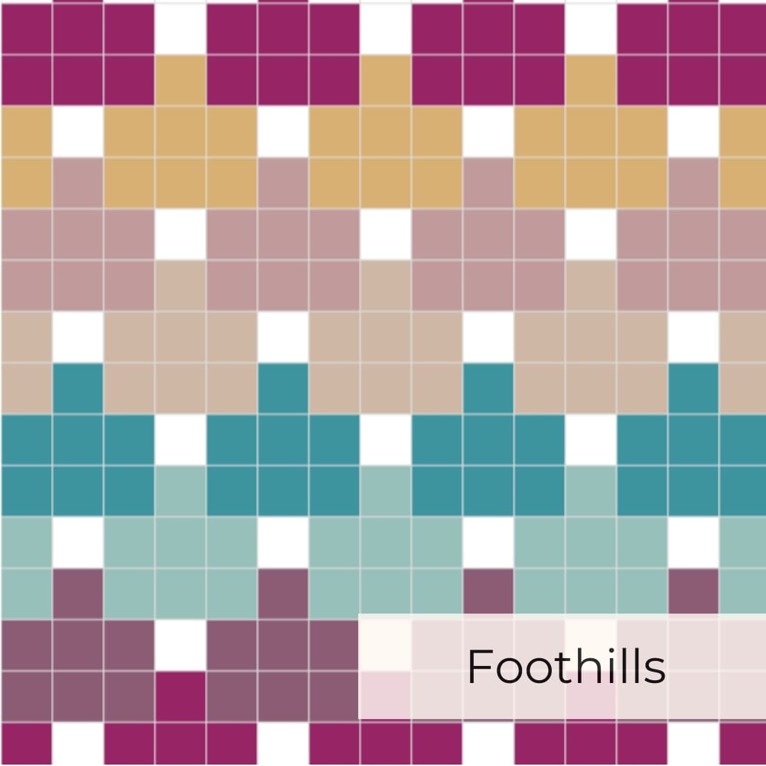 Middle Finger Blanket Wander Kit Wander Pattern Kit FurlsCrochet Foothills Silver Streamline Metal