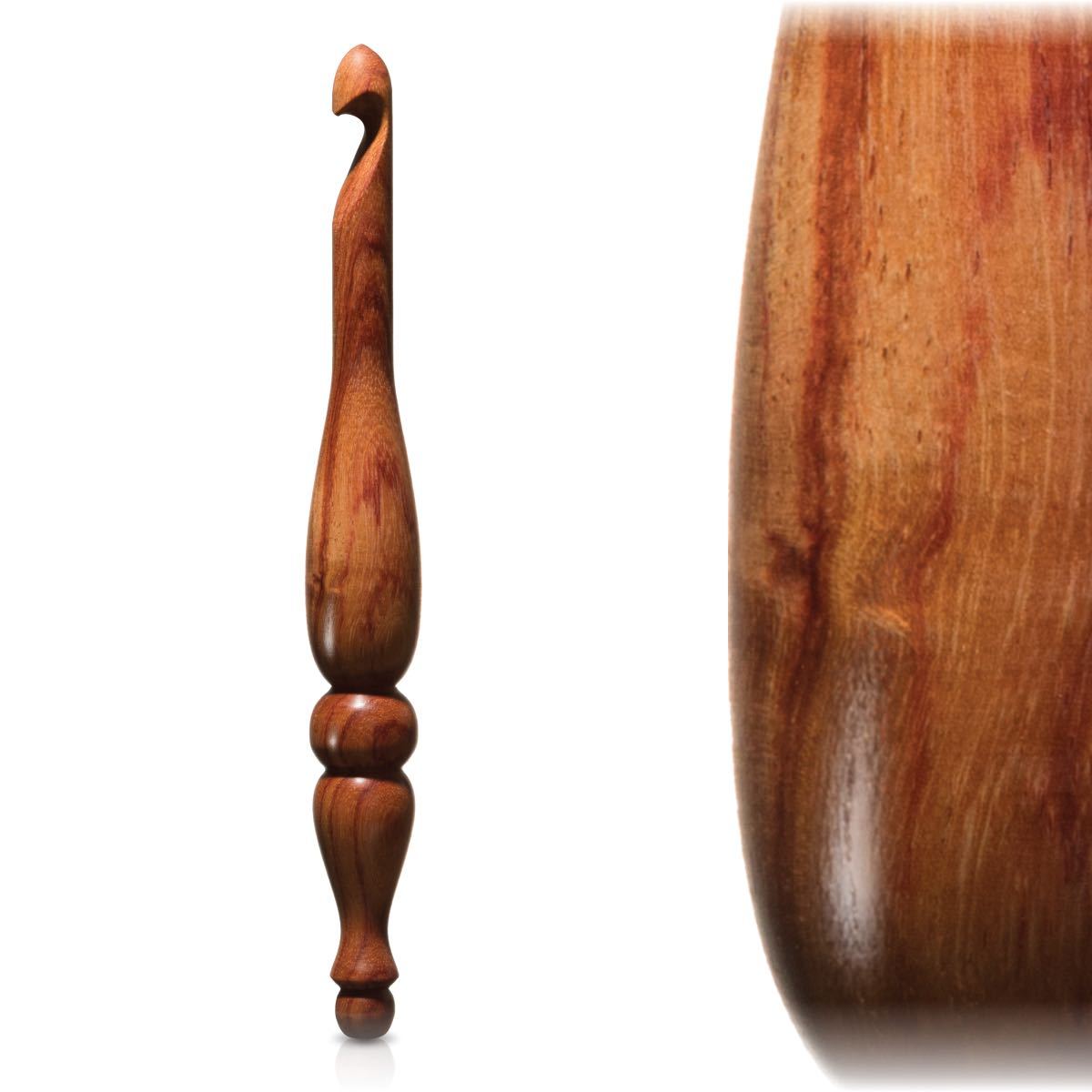 Alpha Series Tulipwood Handmade Wood Crochet Hook Test Crochet Hook Furls 3.25mm (D) Tulipwood