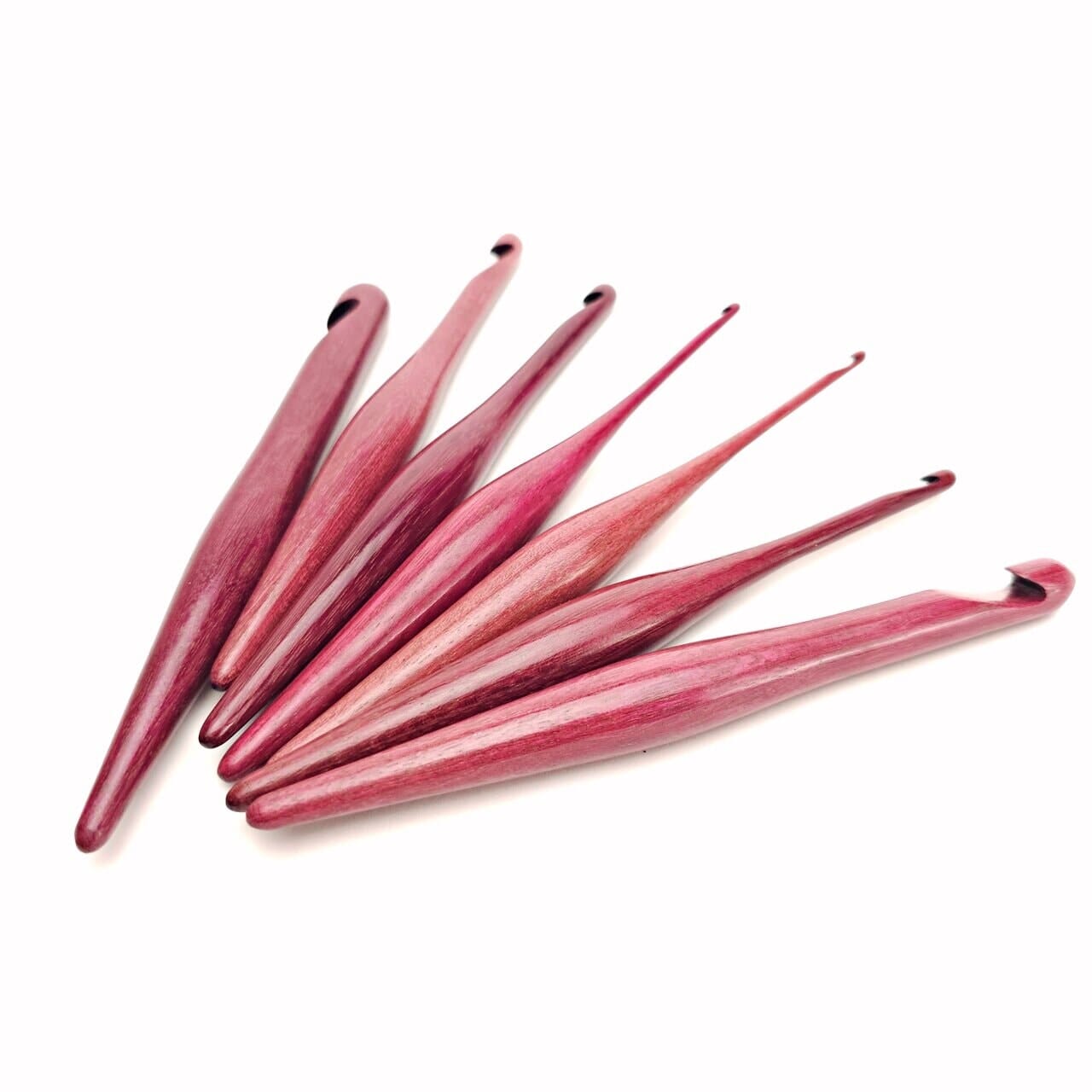 Purpleheart Streamline Wood Crochet Hooks Wood Streamline FurlsCrochet 3.25mm (D)