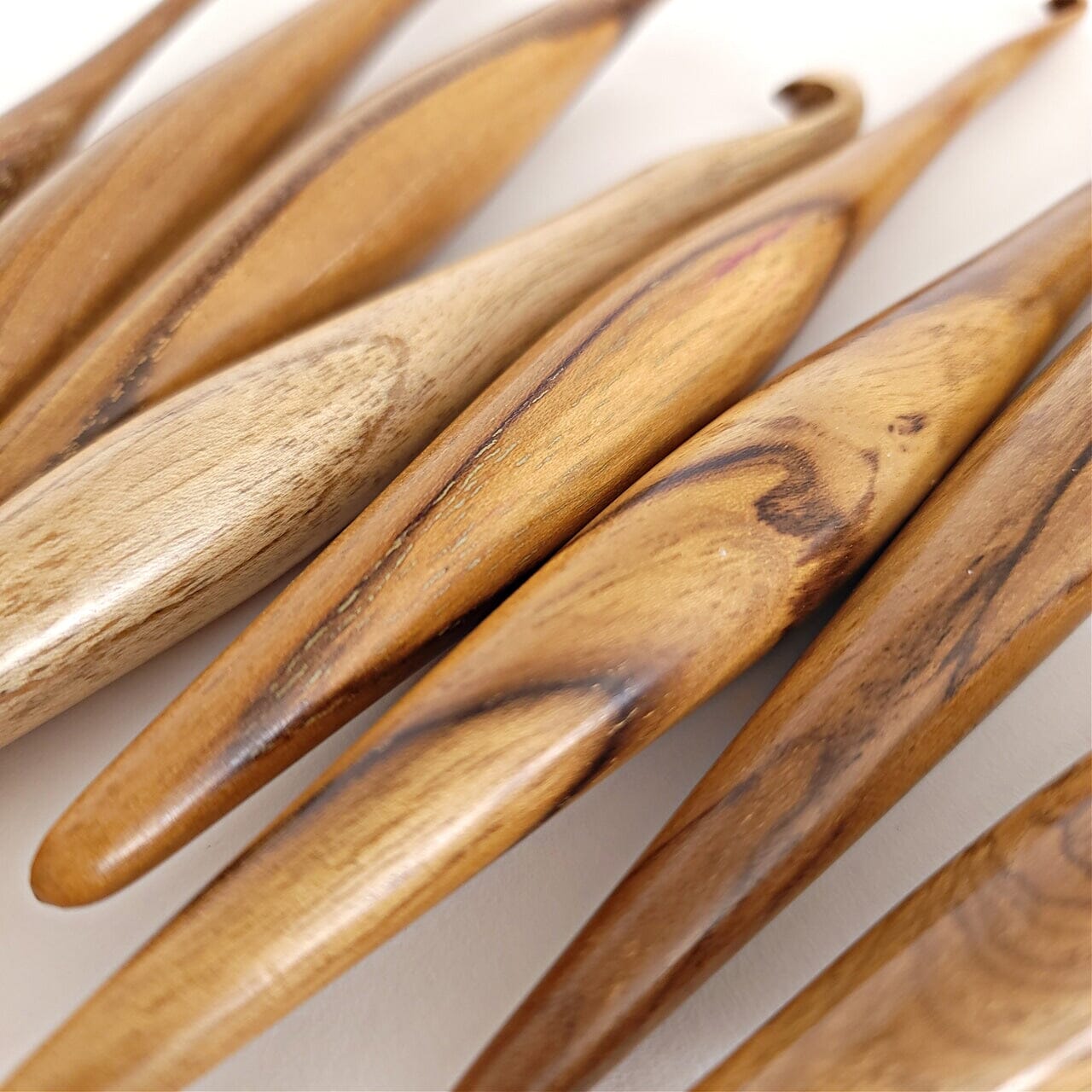 Teak Streamline Wood Crochet Hooks FurlsCrochet