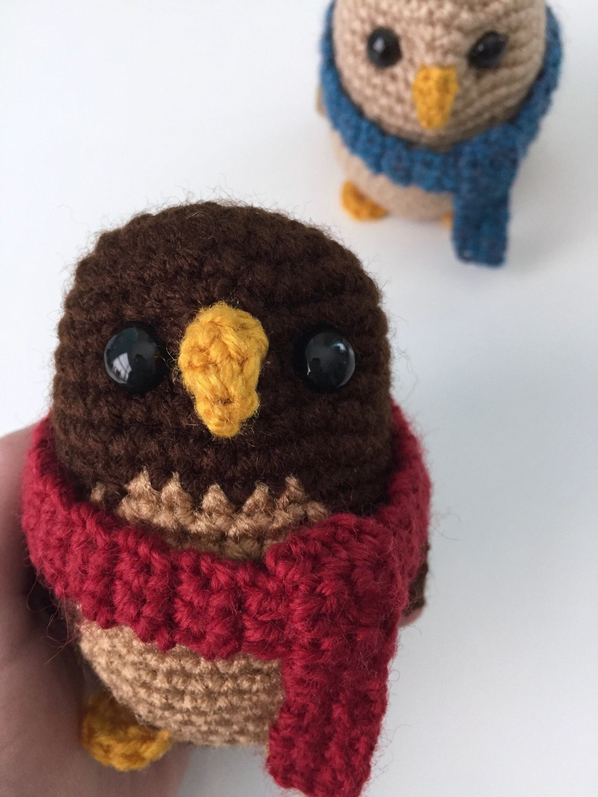 September Amigurumi CAL Owls Week One