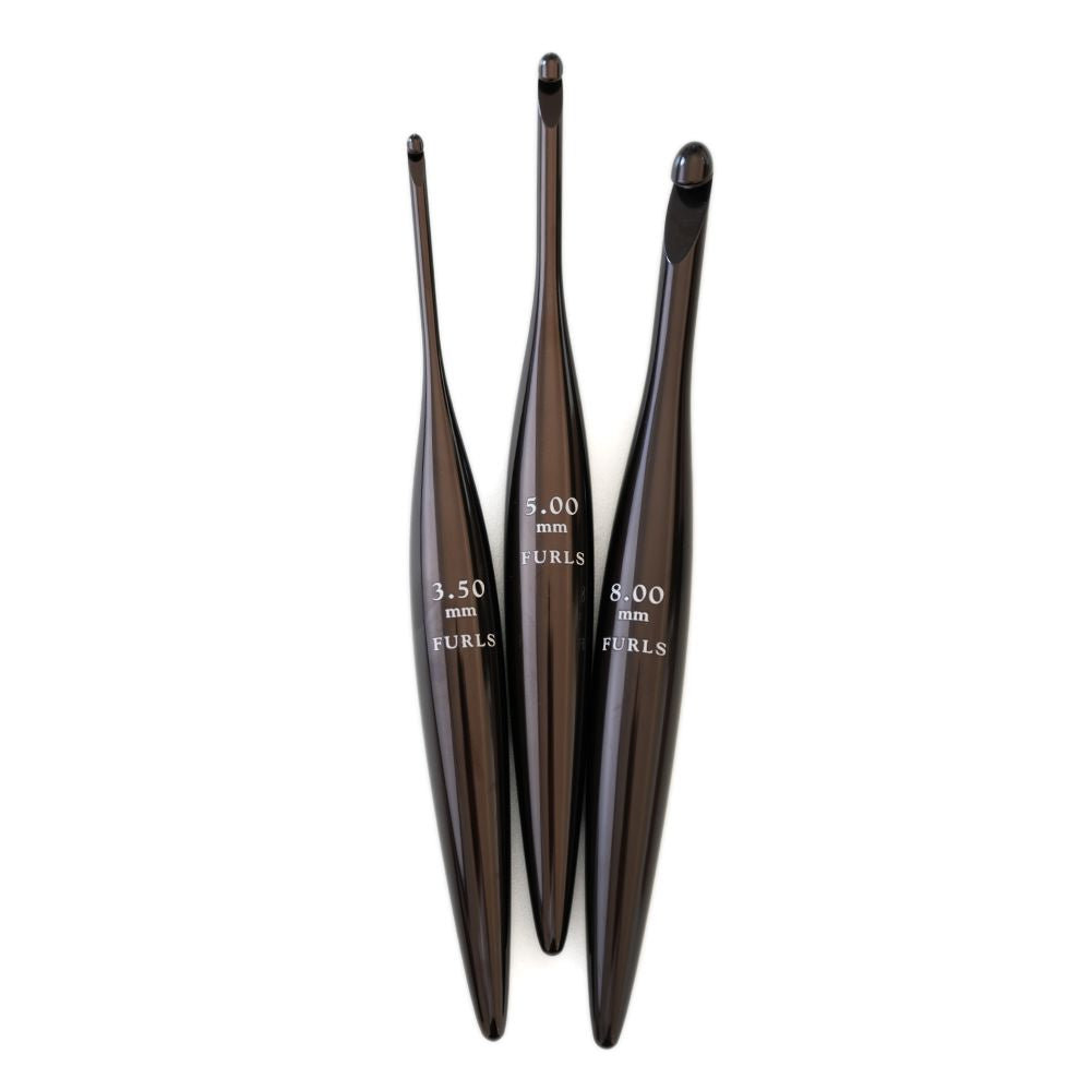 Espresso Streamline® Metal Crochet Hooks Streamline Metal FurlsCrochet 